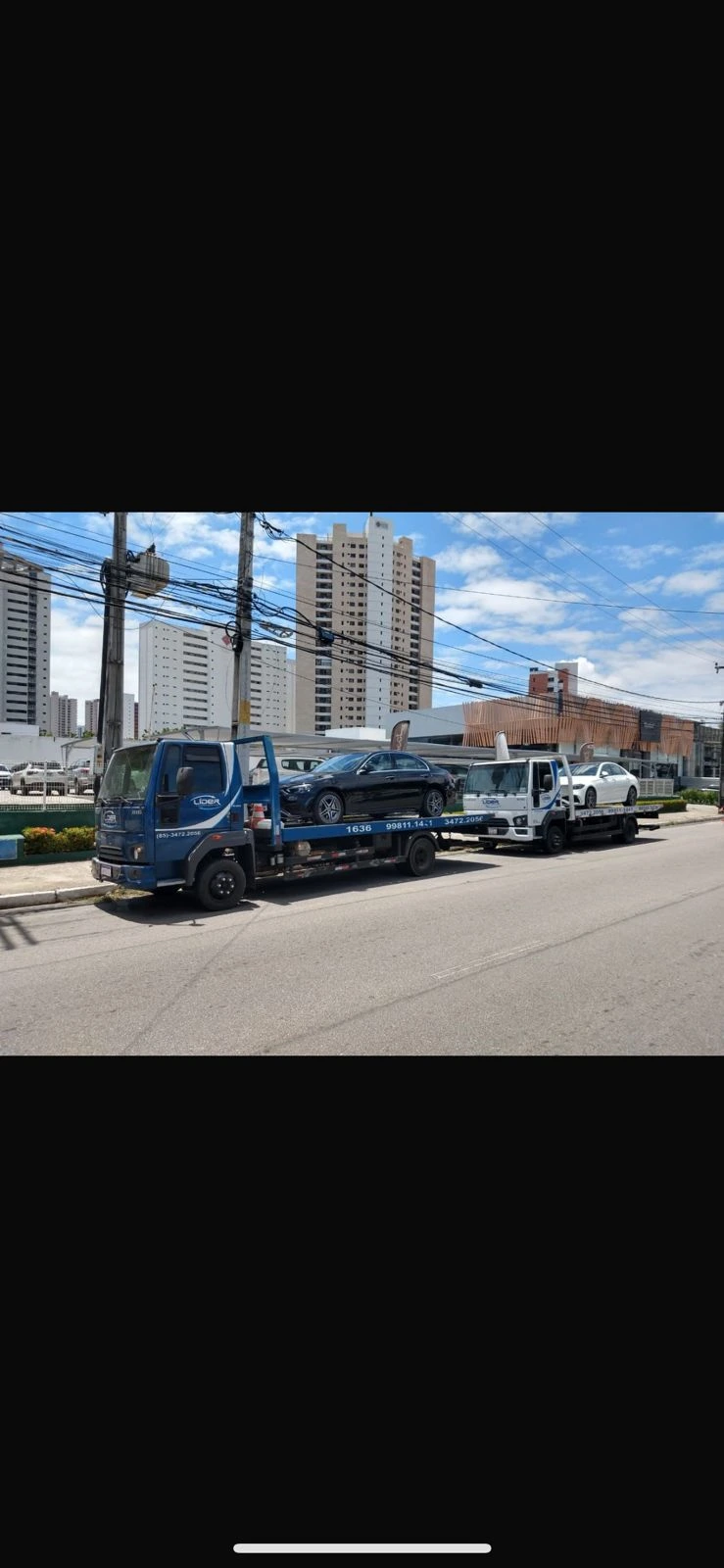 Transporte com caminhão guincho